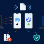 AirDrop and Quick Share security flaws illustration