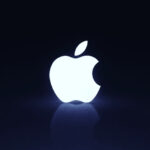 Apple software update screen with AI security theme